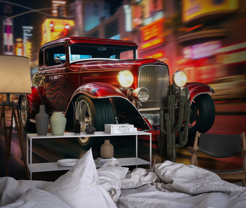 American Car Wallpaper Mural | Murals Wallpaper