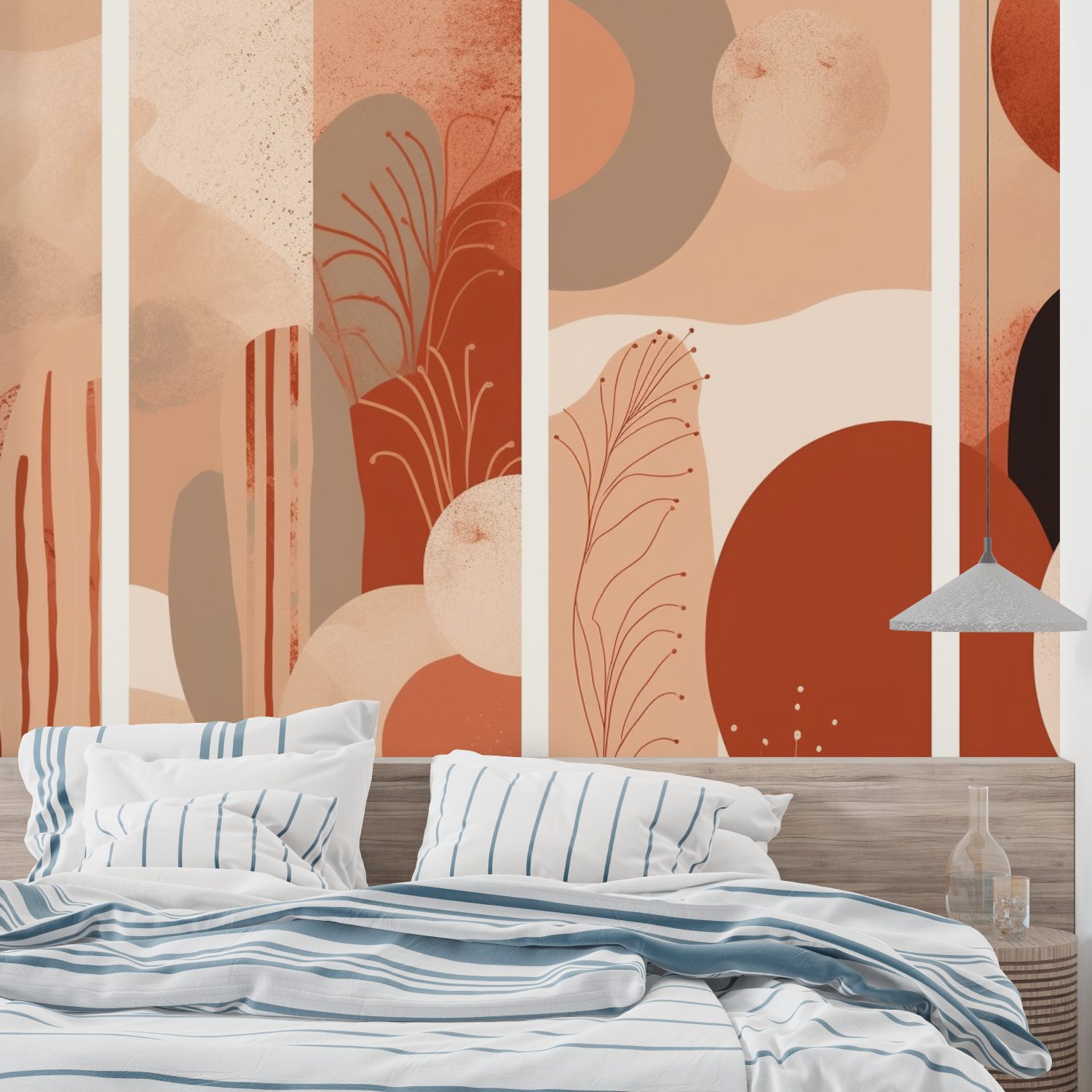 Papier Peint Arc En Ciel Terrakotta – Wandbild