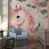 Unicorn Delicate Flowers Wallpaper | Murals Wallpaper