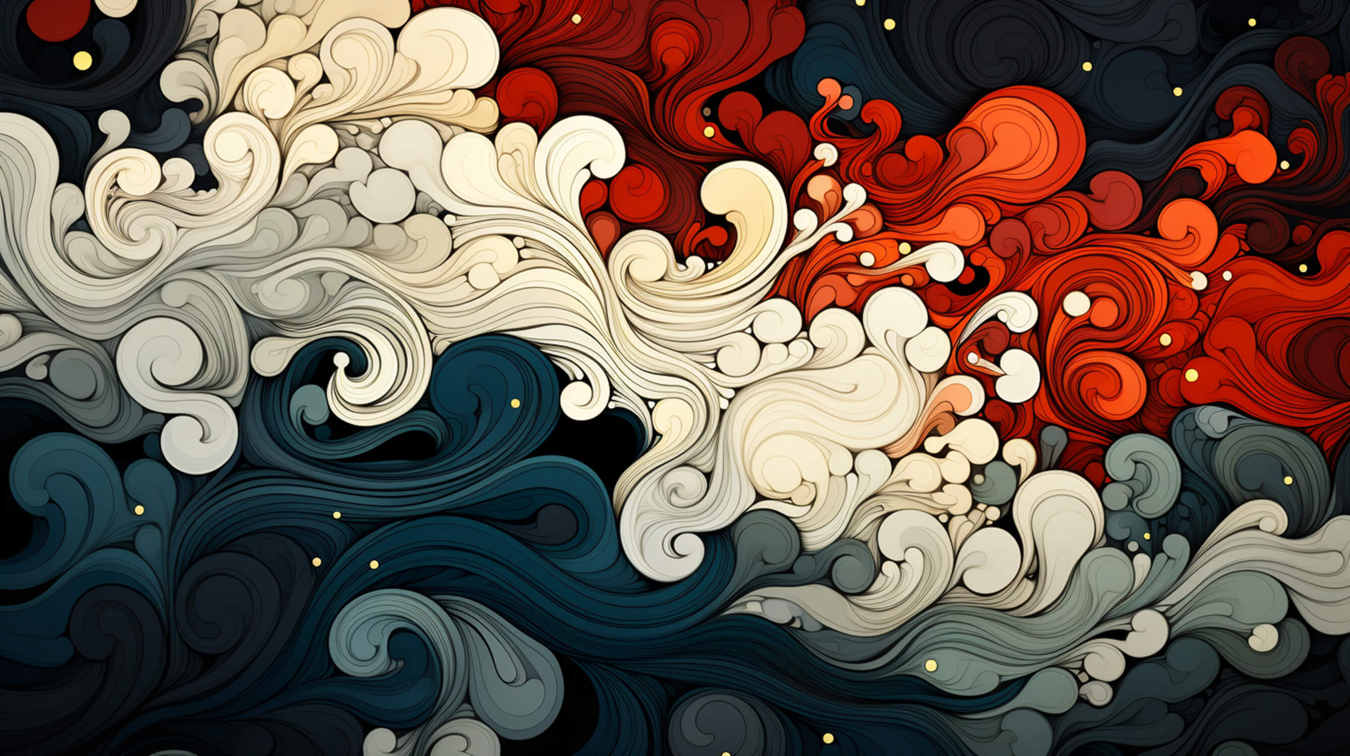 Japanese Waves Wallpaper | Murals Wallpaper