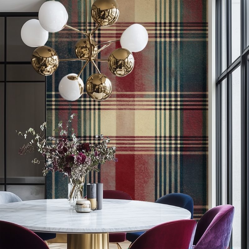 Vintage Tartan Wallpaper | Murals Wallpaper