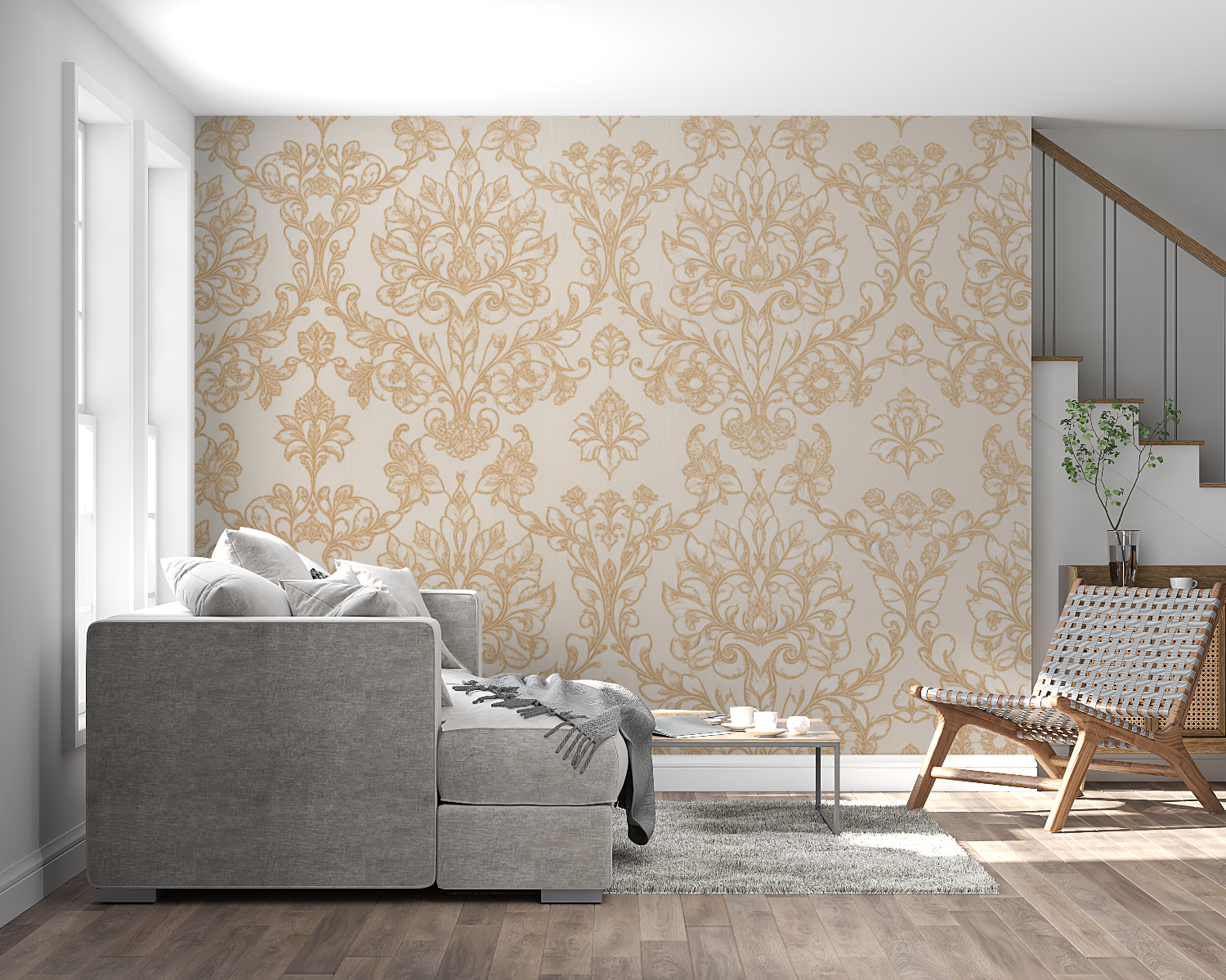 Baroque Gold Wallpaper | Murals Wallpaper