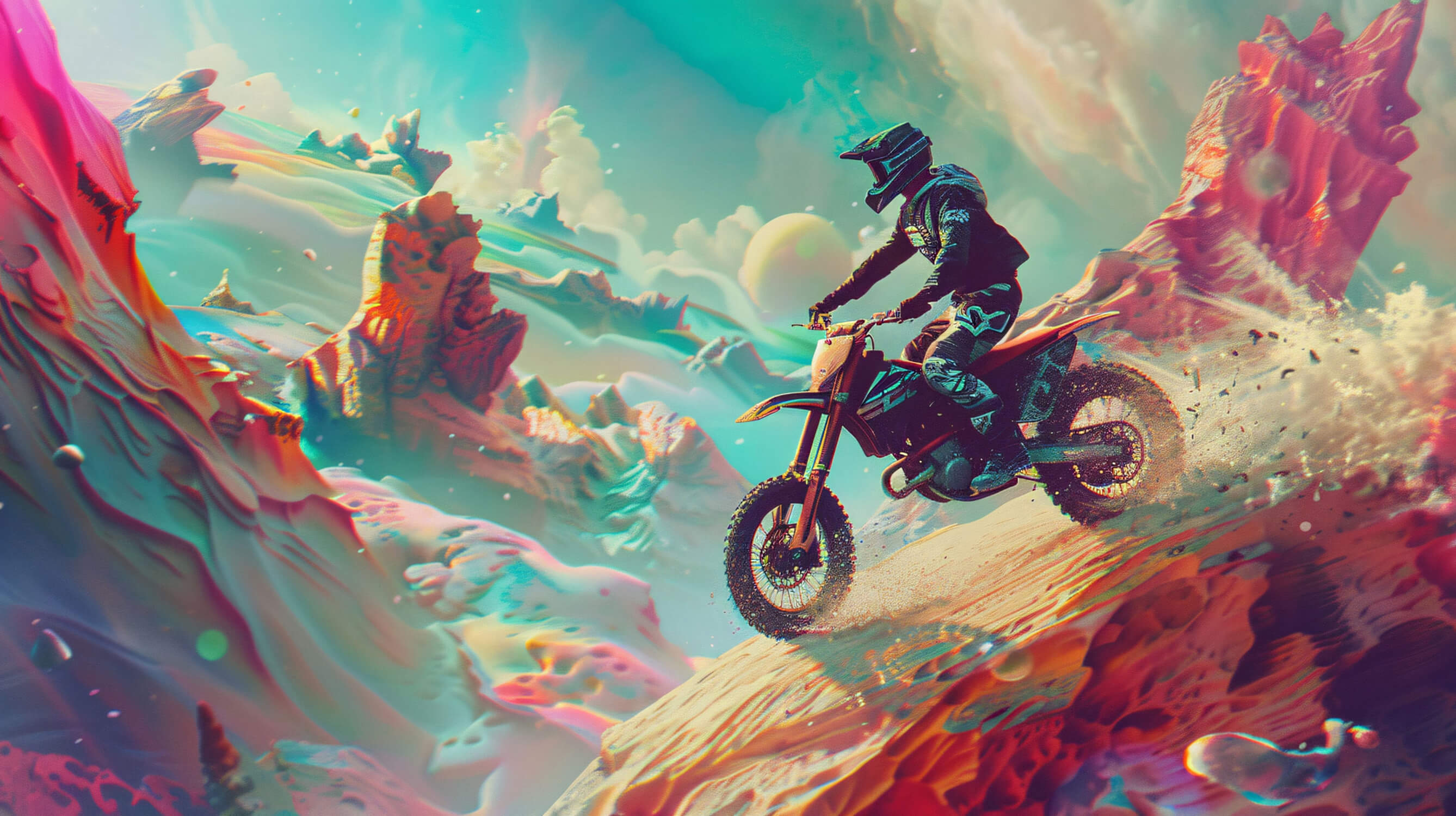 Teen Motocross Wallpaper | Murals Wallpaper