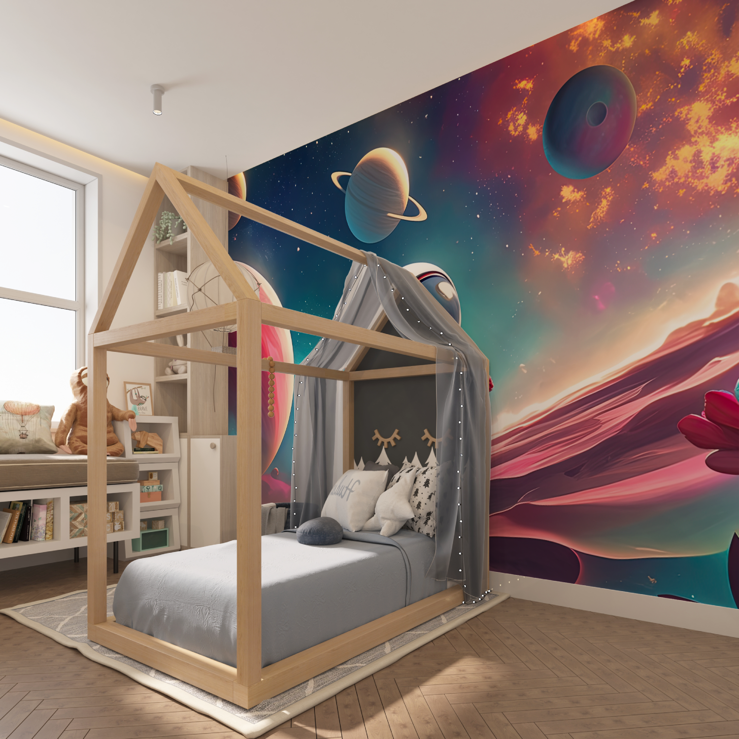 Space Explorer Teen Wallpaper | Murals Wallpaper