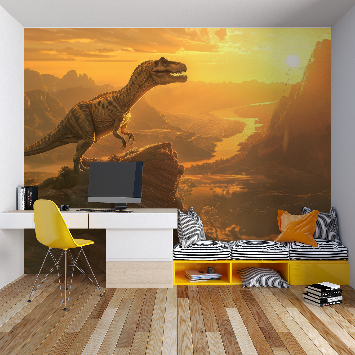 T-Rex Dominant Dinosaur Wallpaper | Murals Wallpaper