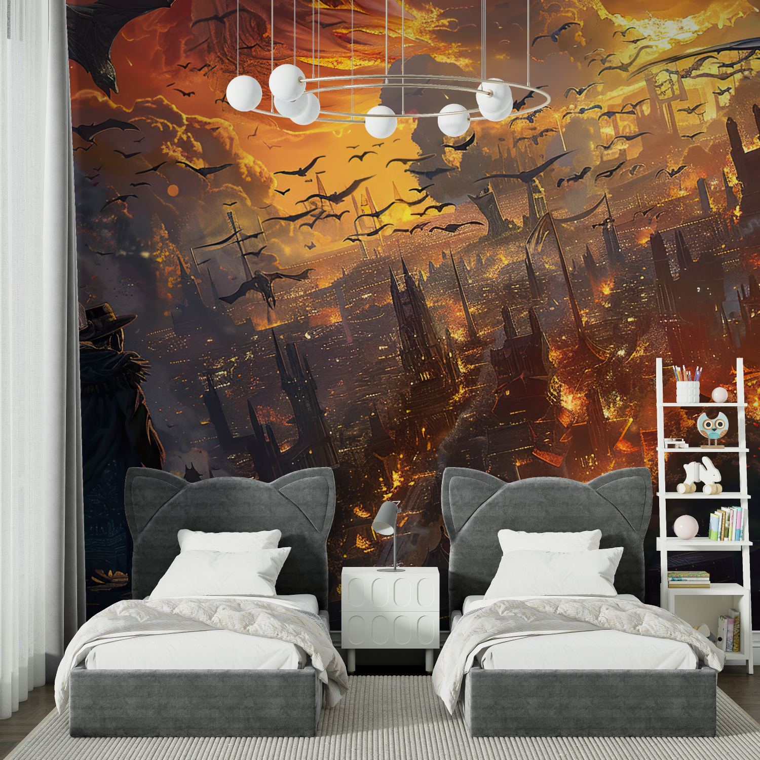 Anime Fire Kingdom Wallpaper | Murals Wallpaper