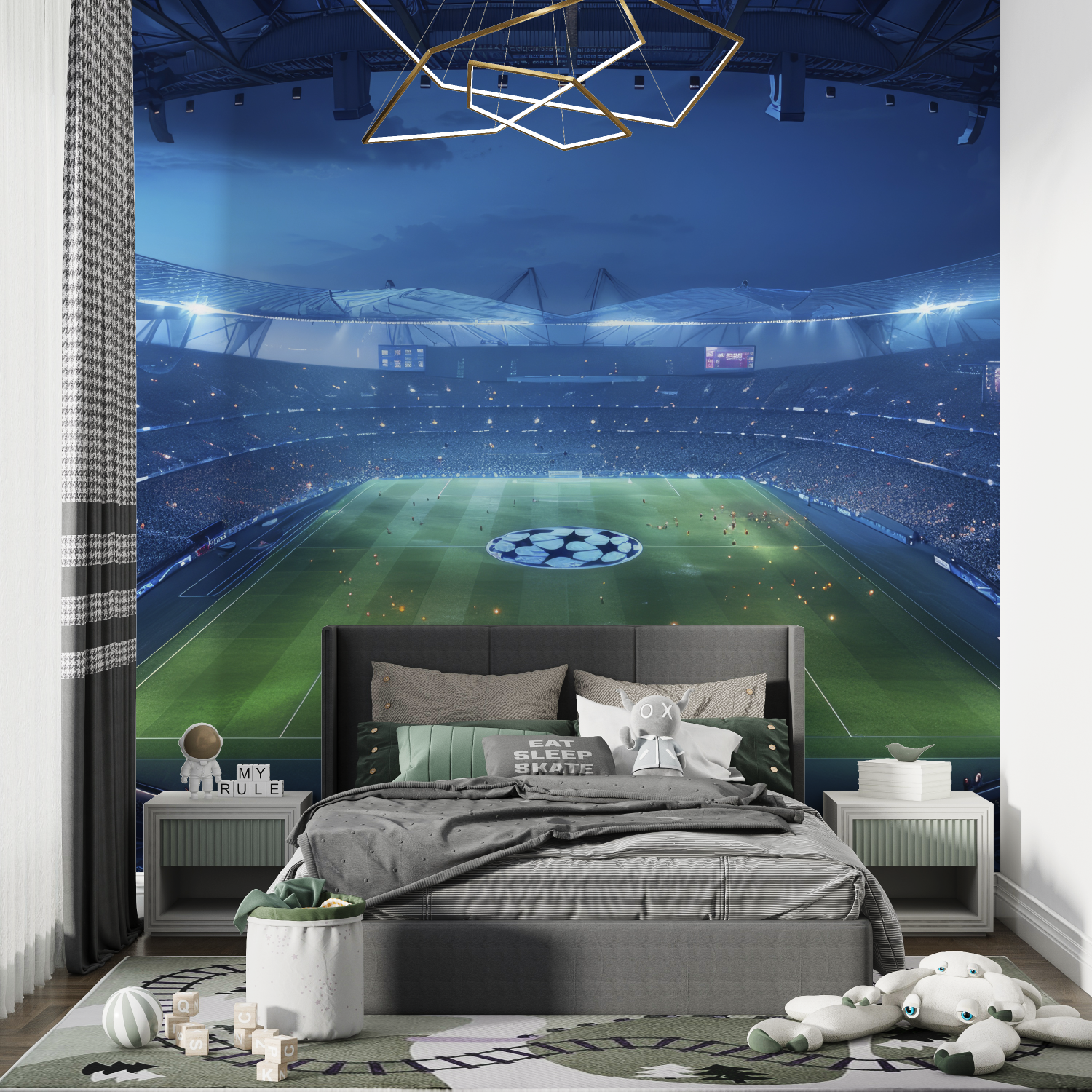 Tapetenfuß Champions League Chambre de Garcon