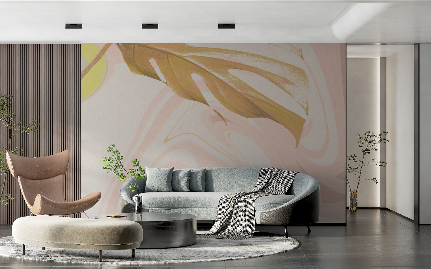 Cocooning Watercolor Gradient Wallpaper | Murals Wallpaper
