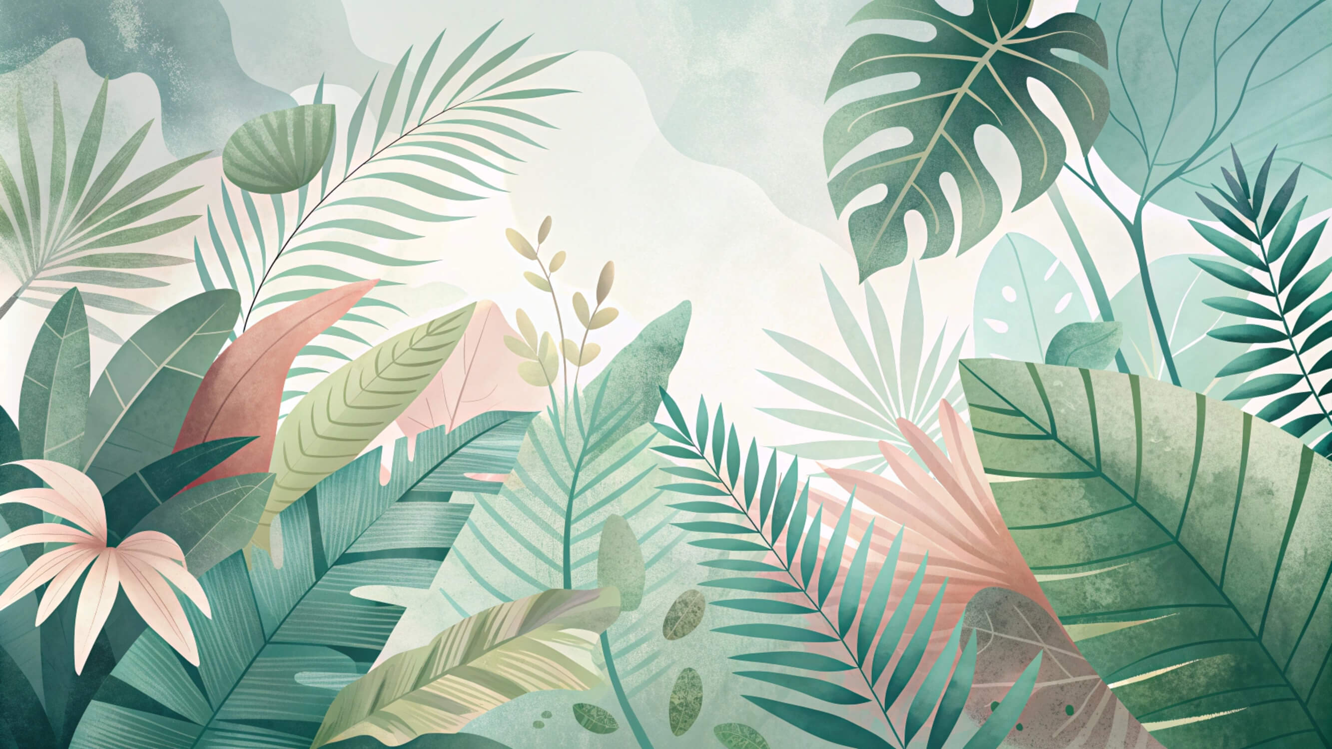 Aqua Green Wallpaper for Kids | Murals Wallpaper