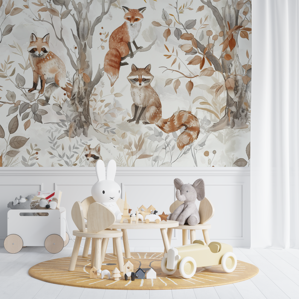 Scandinavian Fox Wallpaper | Murals Wallpaper