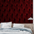 3D Black and Red Wallpaper | Murals Wallpaper