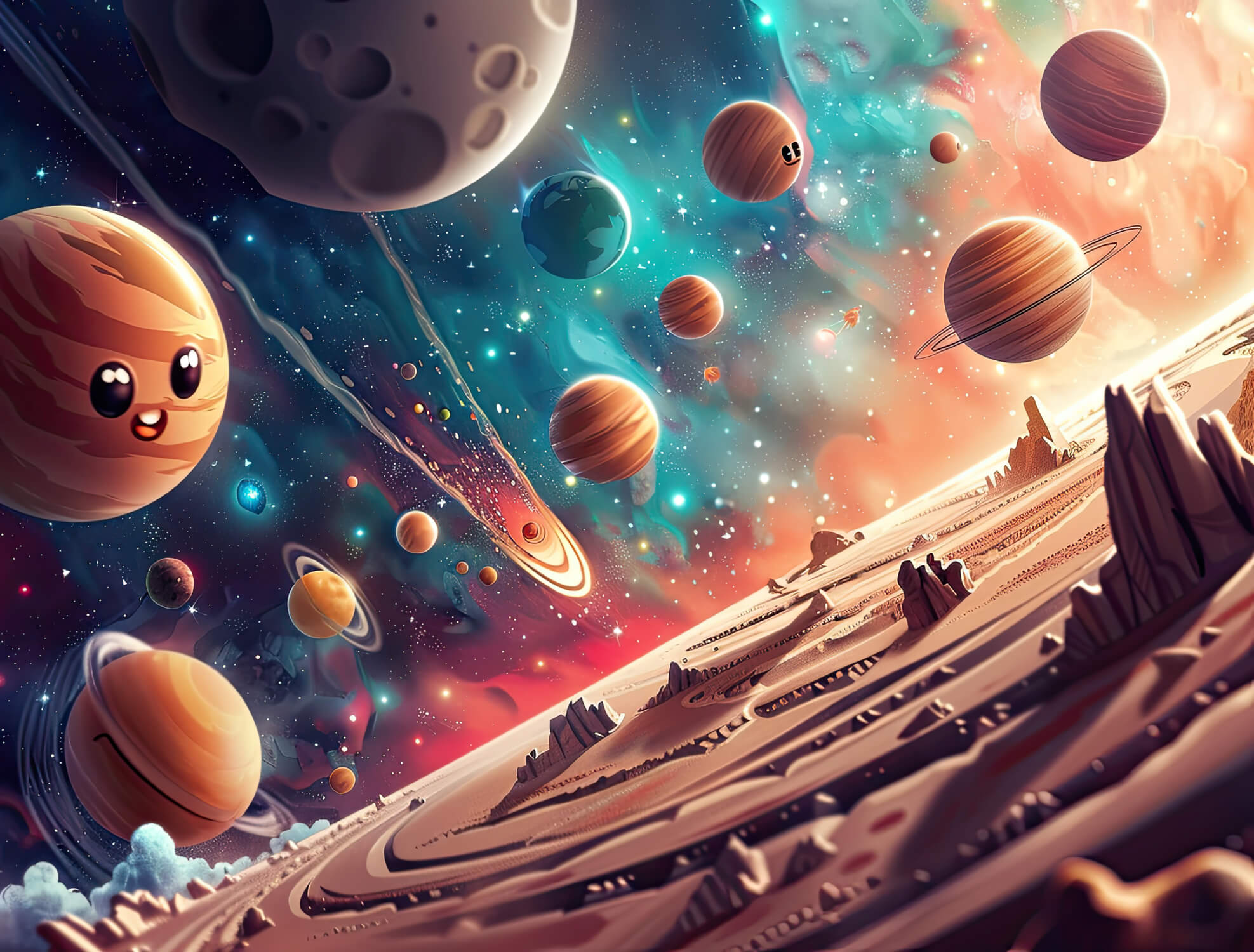XXL Space Wallpaper Poster | Murals Wallpaper