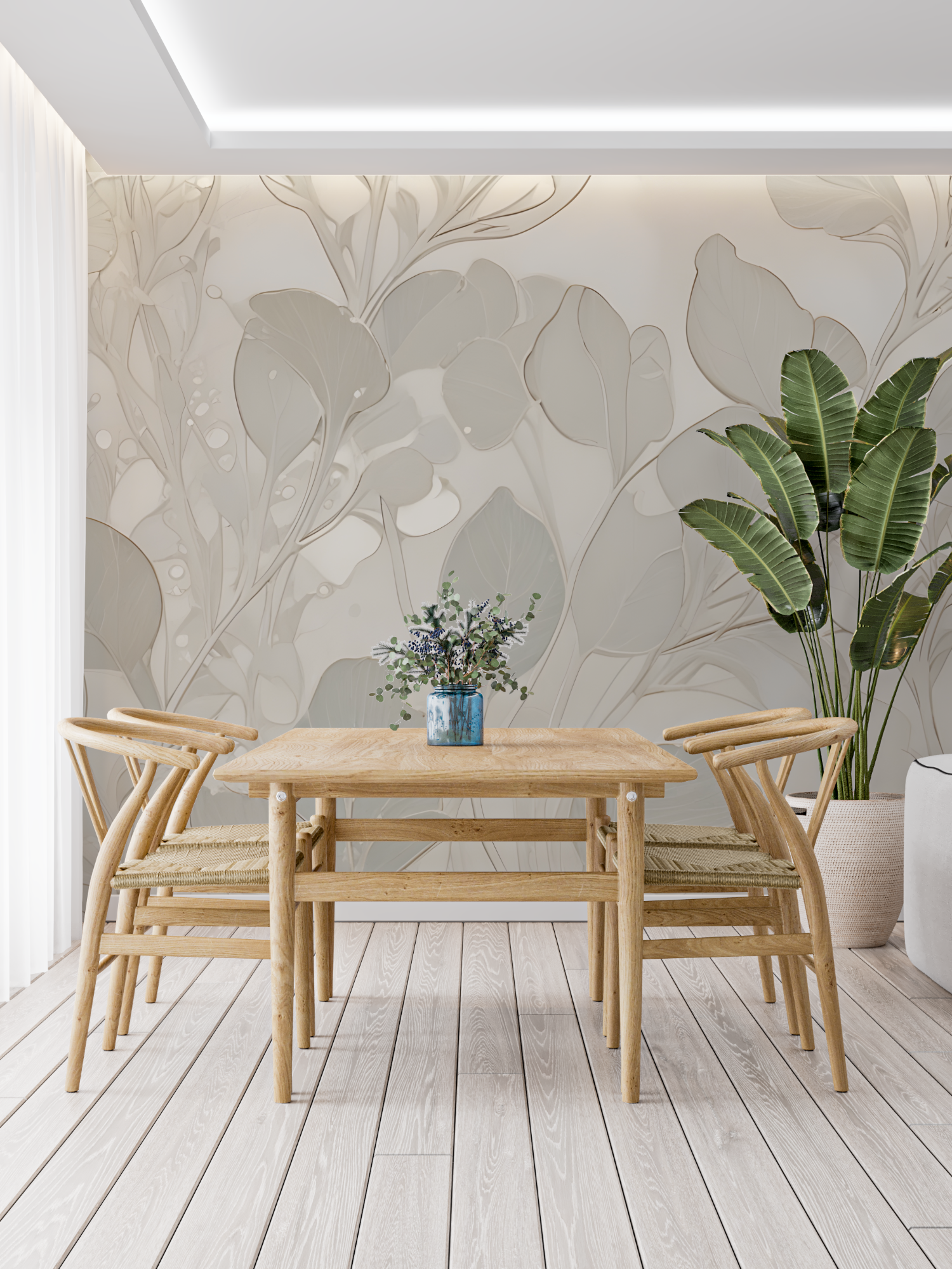 Beige Gray Wallpaper | Murals Wallpaper
