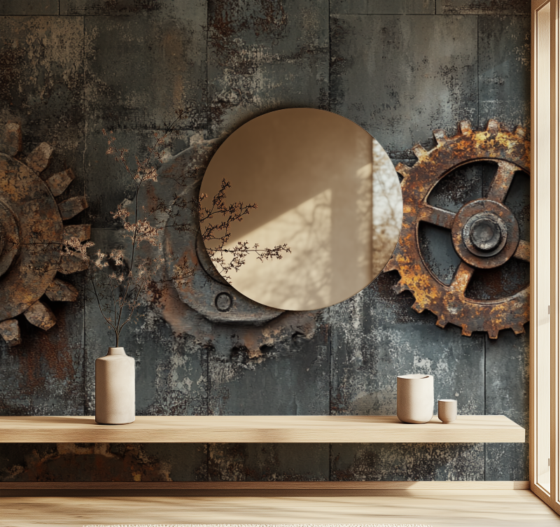 Vintage Factory Wallpaper | Murals Wallpaper