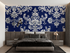 Baroque Blue Wallpaper | Murals Wallpaper