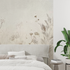 Gentle lines wheat beige mural wallpaper tapisserie tendance