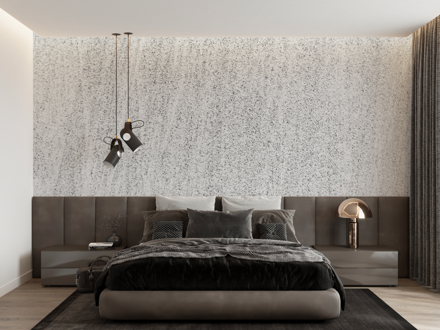 White Gray Glitter Wallpaper | Murals Wallpaper