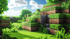 Minecraft Landscape Wallpaper | Murals Wallpaper