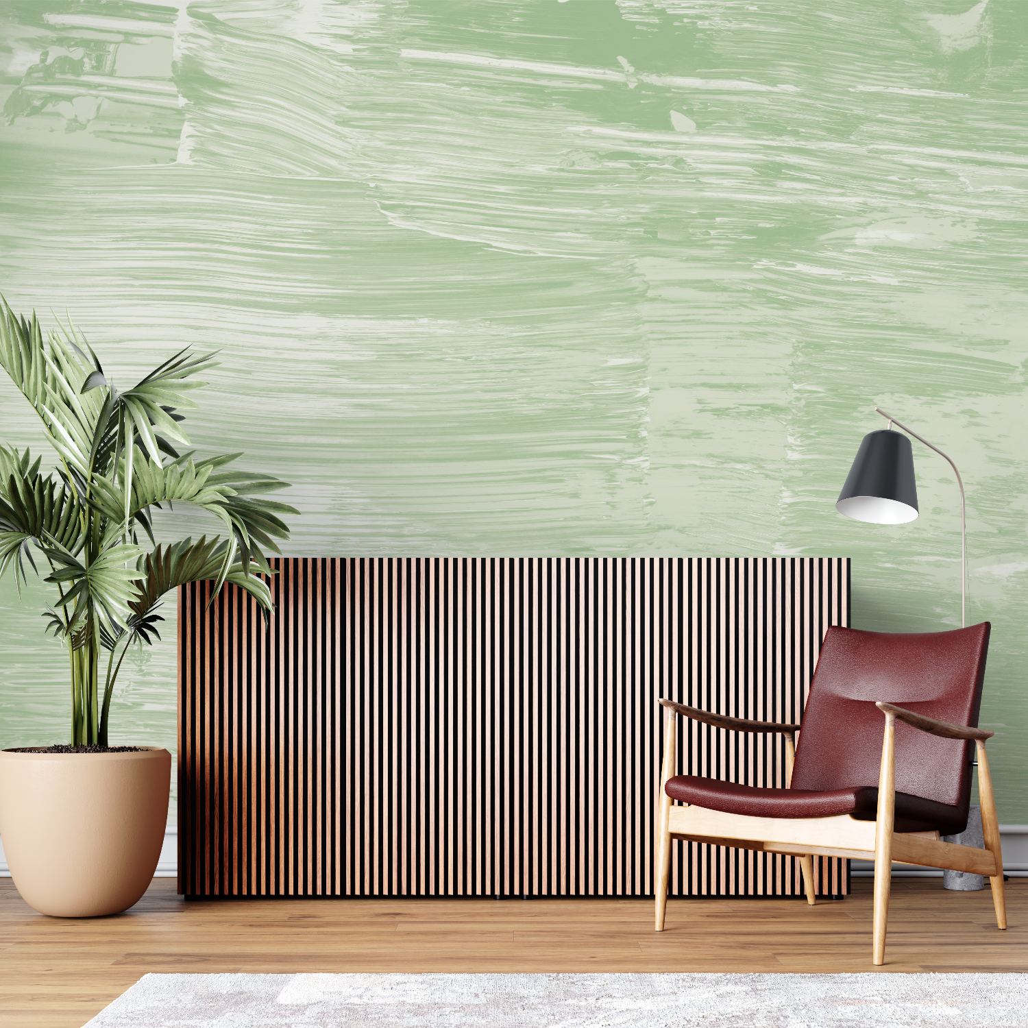 Green Paint Wallpaper | Murals Wallpaper