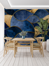 Blue and Gold Wallpaper | Murals Wallpaper