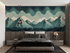 Mountain Design Wallpaper Mural | Murals Wallpaper