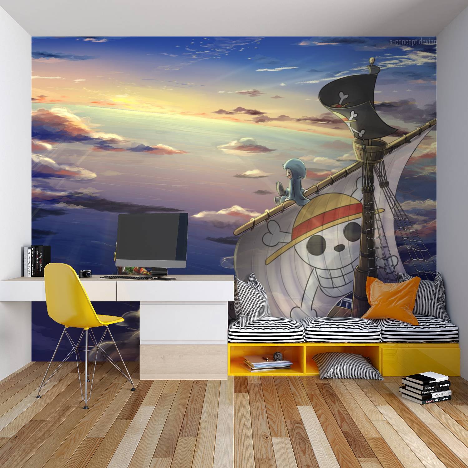 One Piece Sunny Bridge Wallpaper | Murals Wallpaper