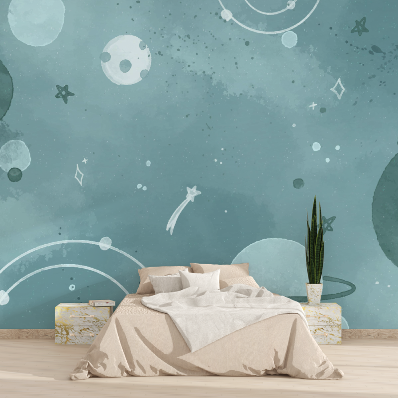 Space Bedroom Wallpaper | Murals Wallpaper