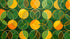 Geometric Green Orange Wallpaper | Murals Wallpaper
