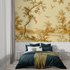 Vintage Yellow Toile Wallpaper | Murals Wallpaper