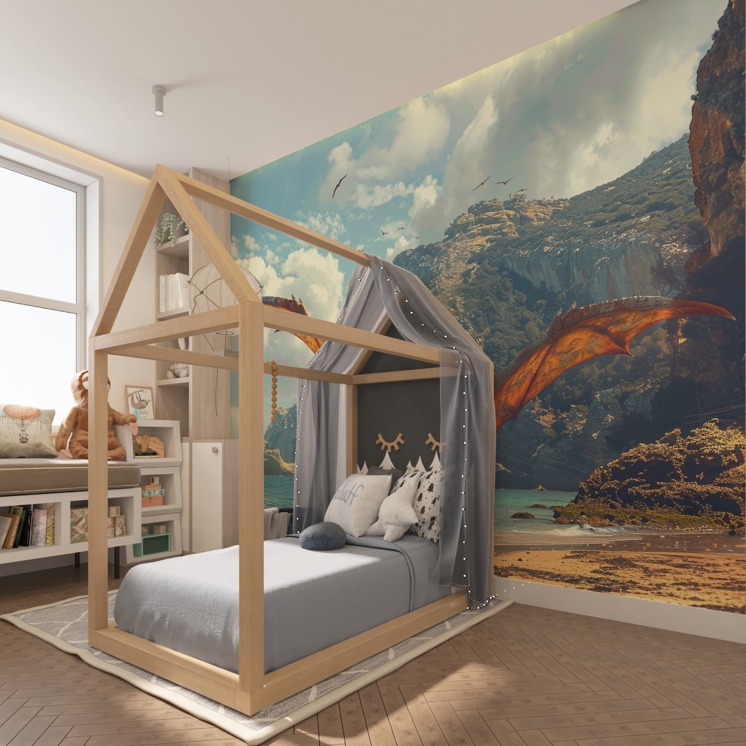 Giant Pterodactyl Wallpaper | Murals Wallpaper