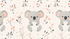 Koala and Soft Knit Wallpaper | Murals Wallpaper