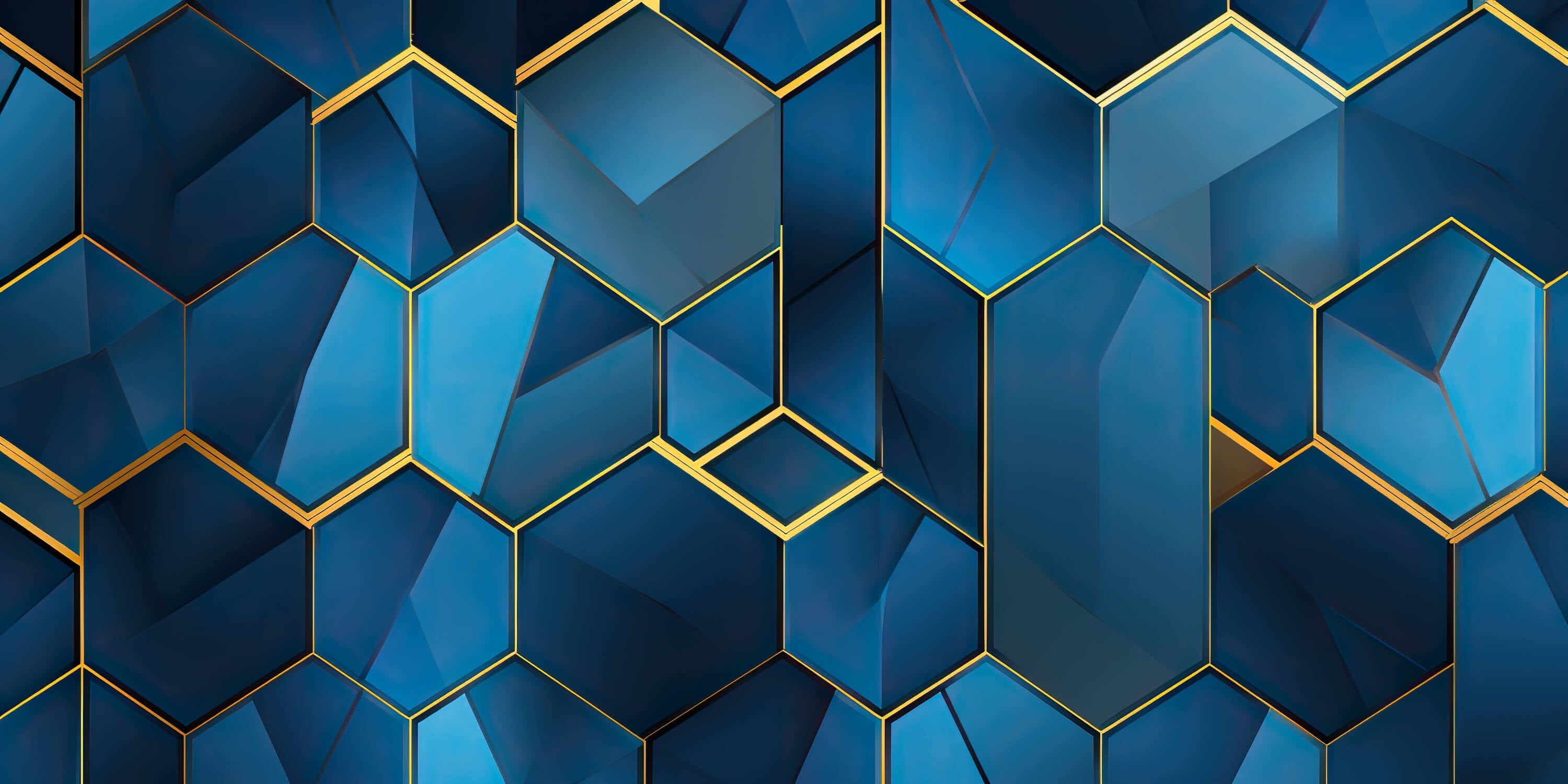 Blue Geometric Wallpaper | Murals Wallpaper