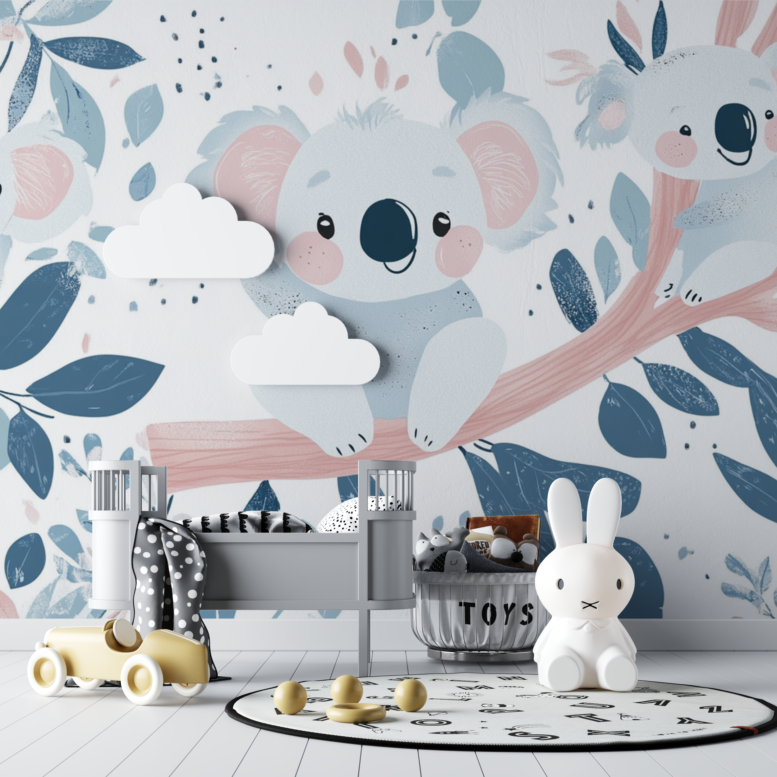 Koala Wallpaper and Nursery Ambiance | Murals Wallpaper