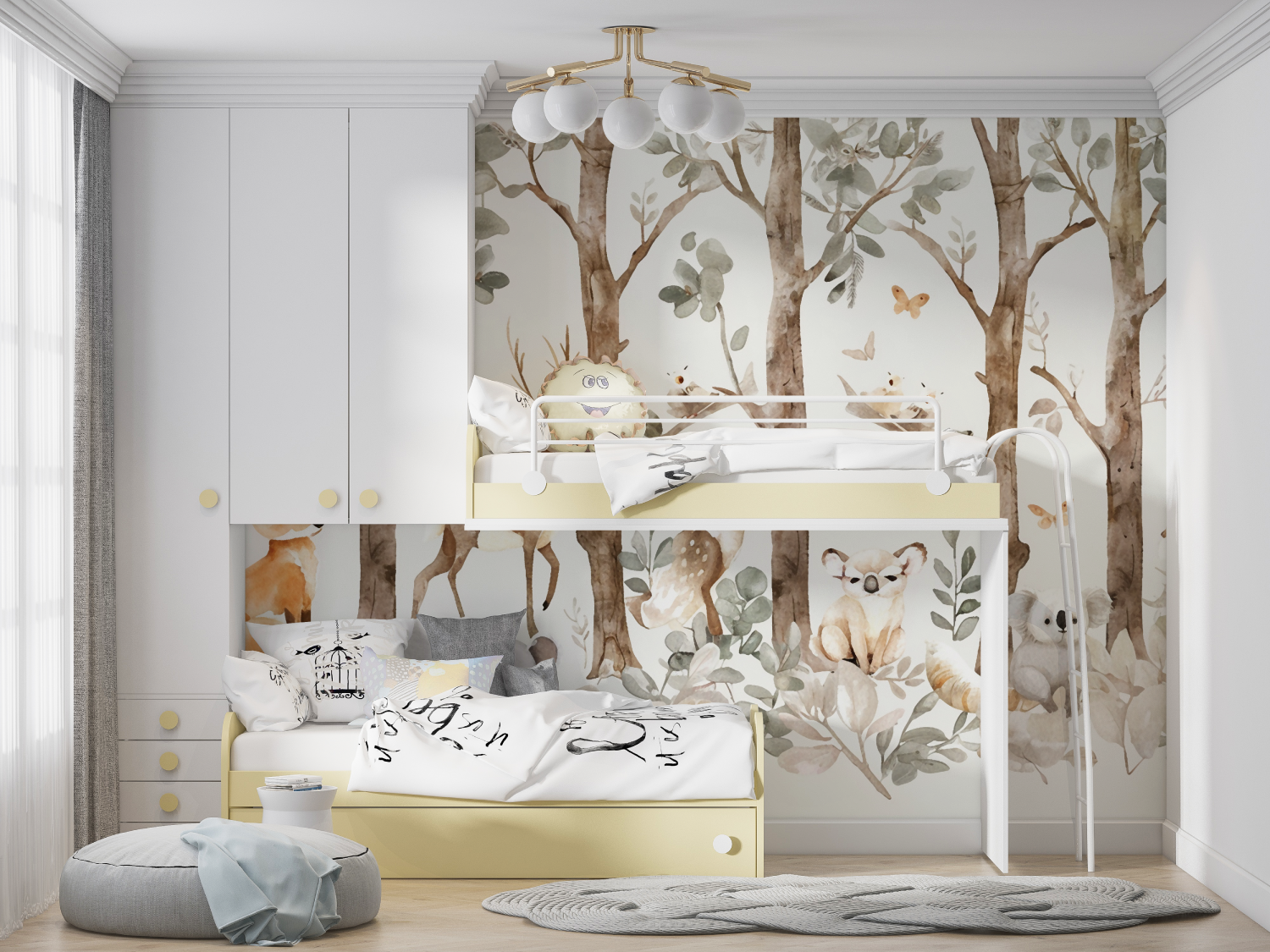 Kids' Forest Theme Wallpaper | Murals Wallpaper