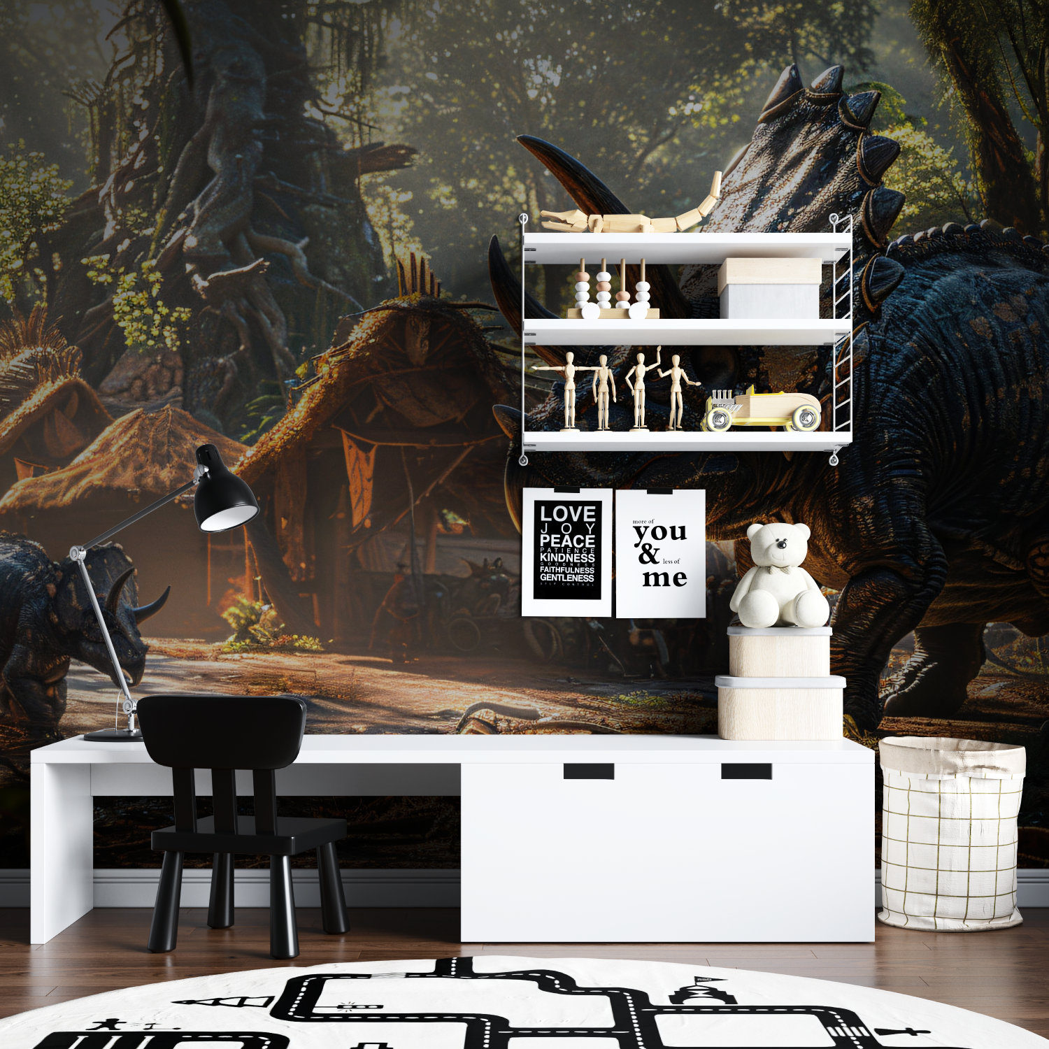 Triceratops Dinosaur Wallpaper | Murals Wallpaper