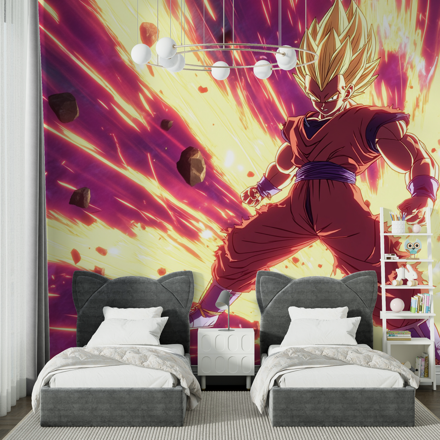 Vegeta Fire Wallpaper | Murals Wallpaper