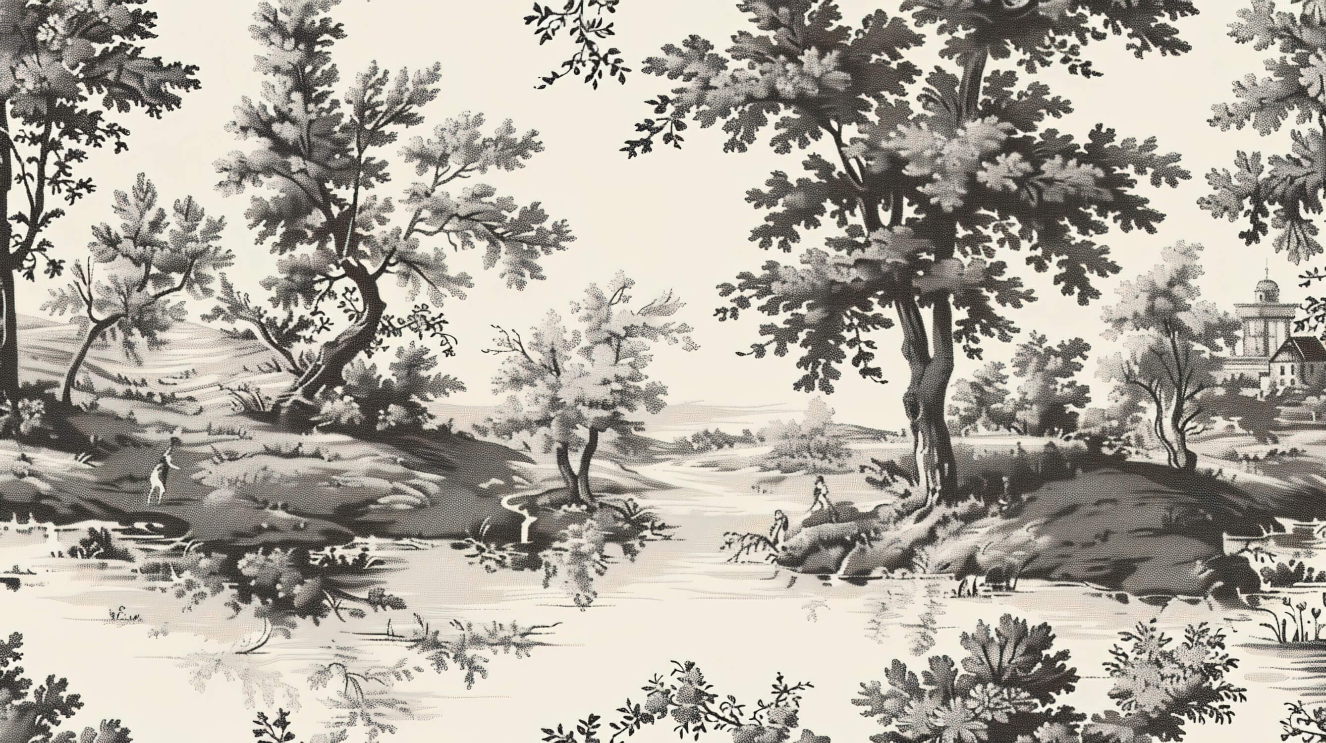 Adulte Toile De Jouy Wallpaper | Murals Wallpaper