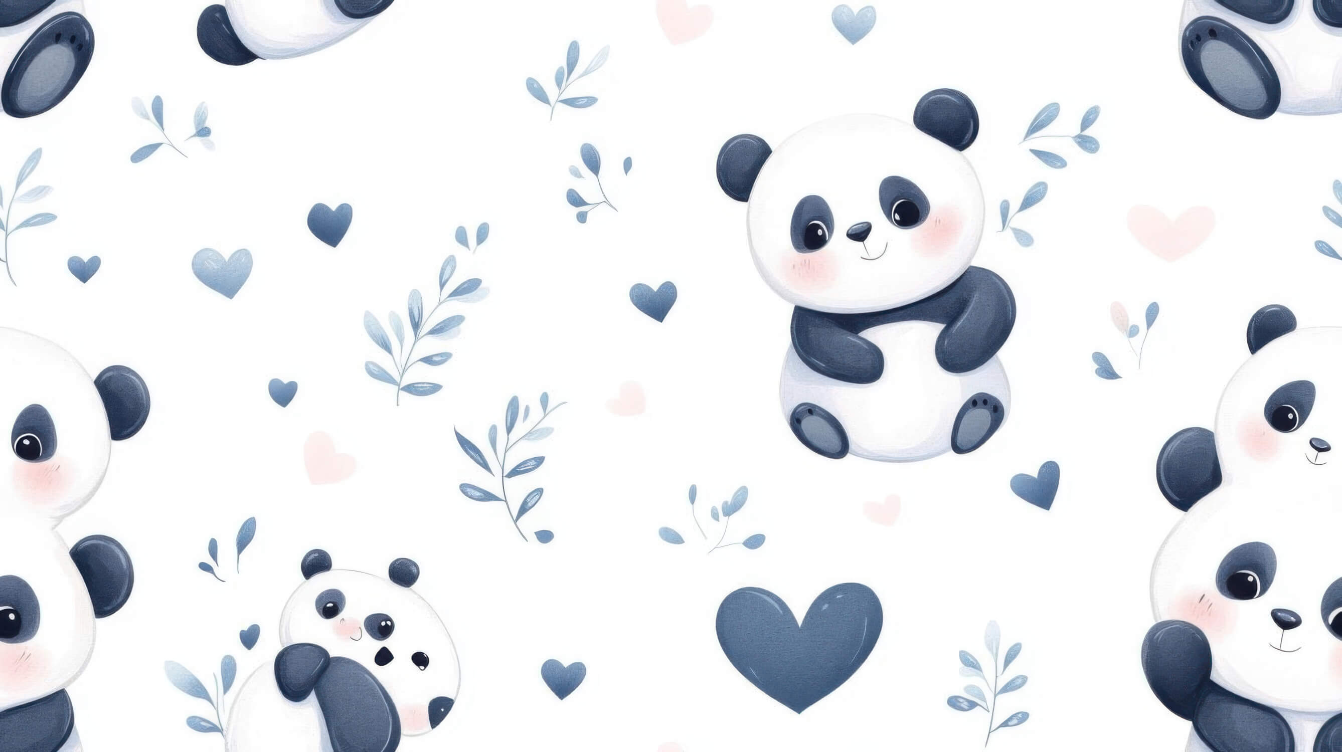 Panda Wallpaper for Nursery | Murals Wallpaper