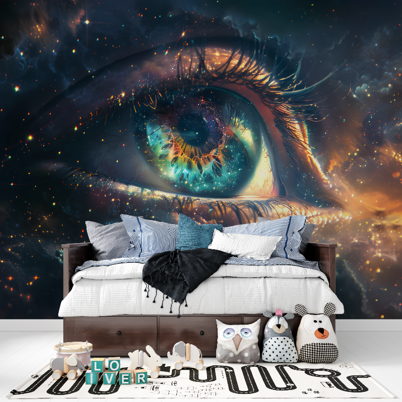 3D Space Optical Illusion Wallpaper | Murals Wallpaper