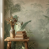 Old Toile Vintage Mural Wallpaper