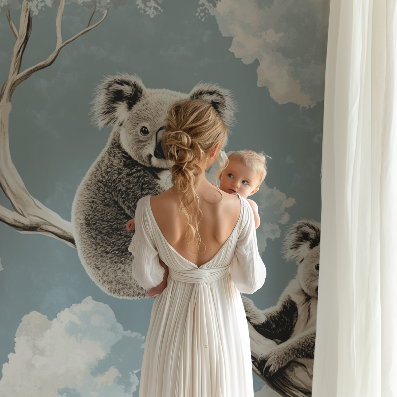 Koala Wallpaper in the Clarity of the Sky | Murals Wallpaper