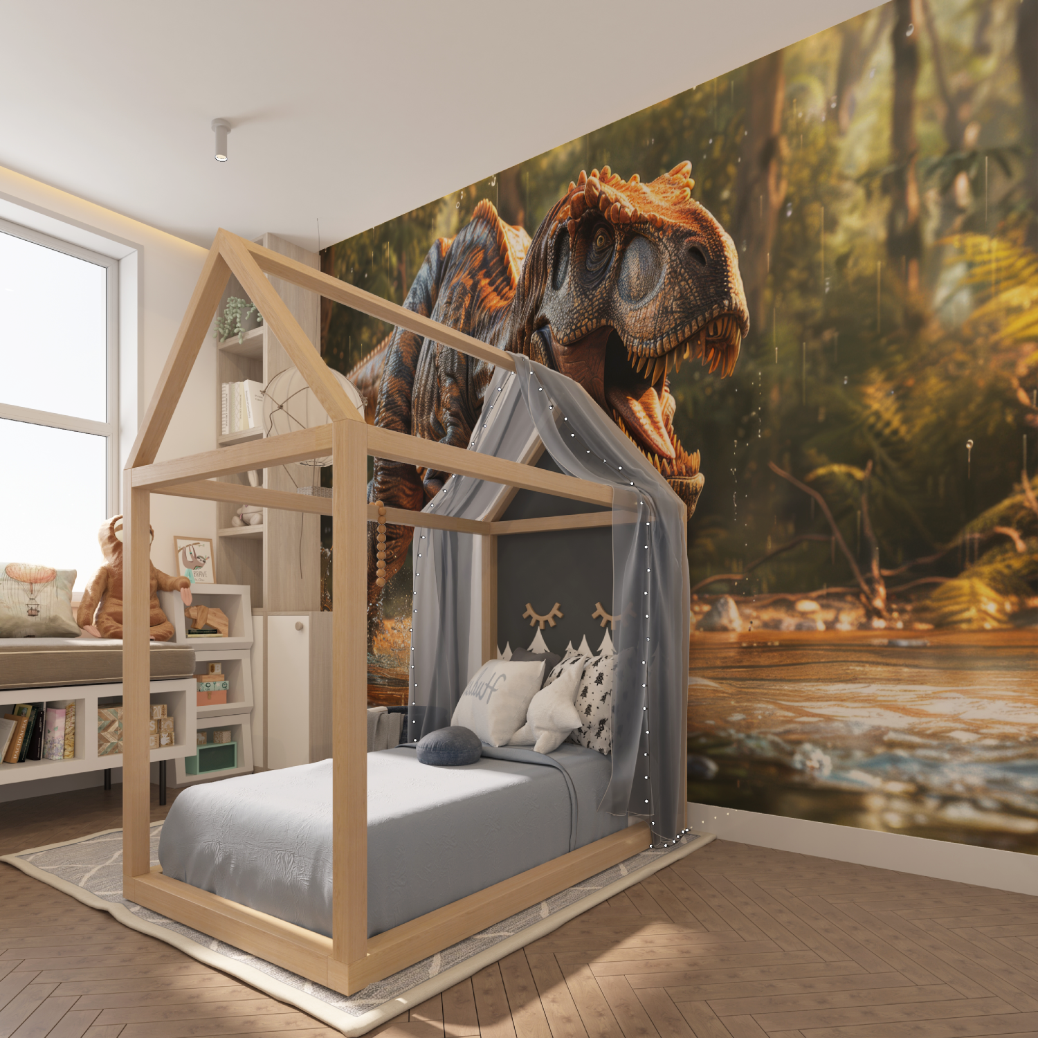 Wild Tyrannosaurus rex Wallpaper | Murals Wallpaper