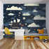 Navy Blue Kids Wallpaper | Murals Wallpaper