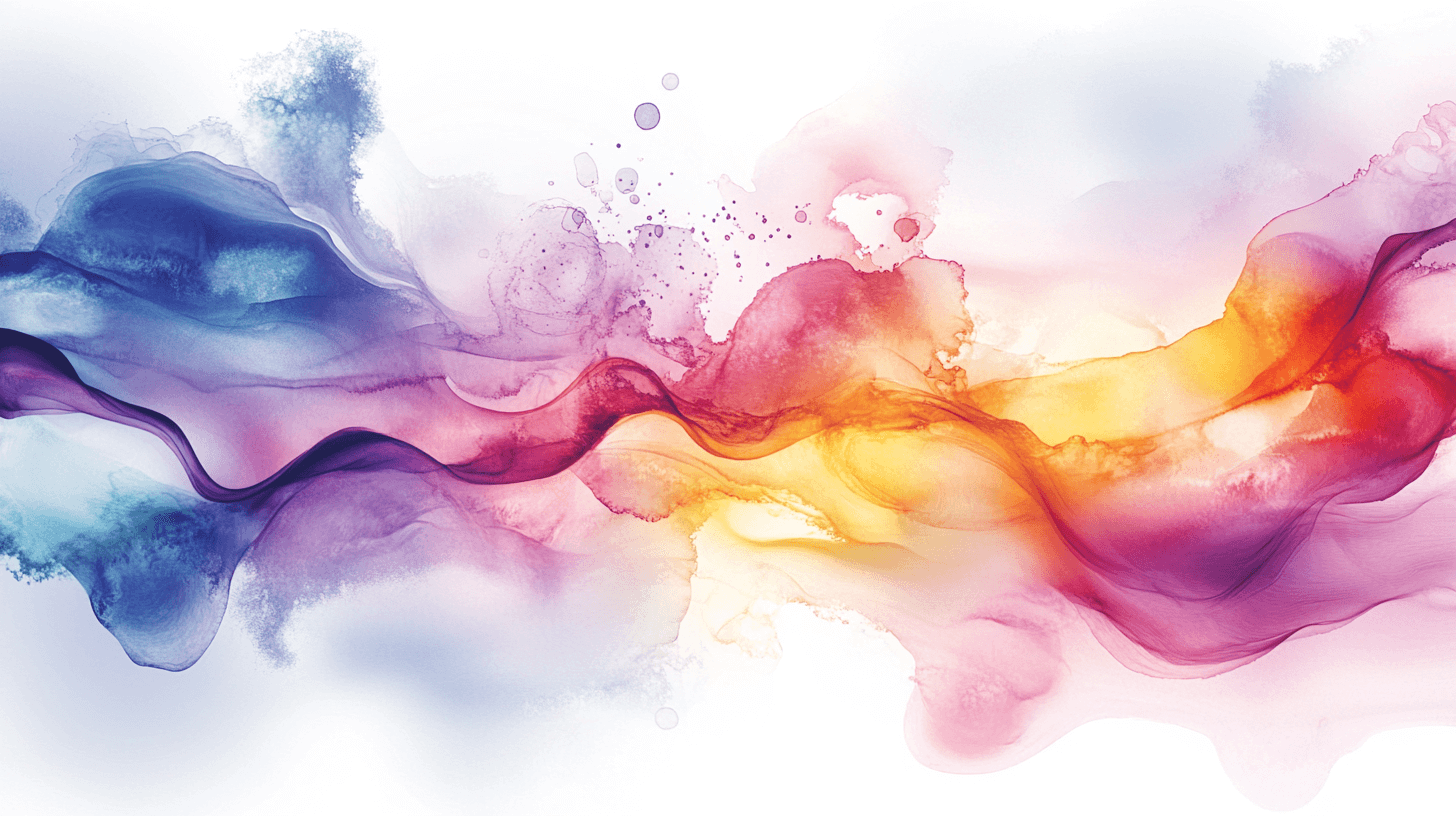 Aquarellpapier, flüssige Kunst und Abstraktion