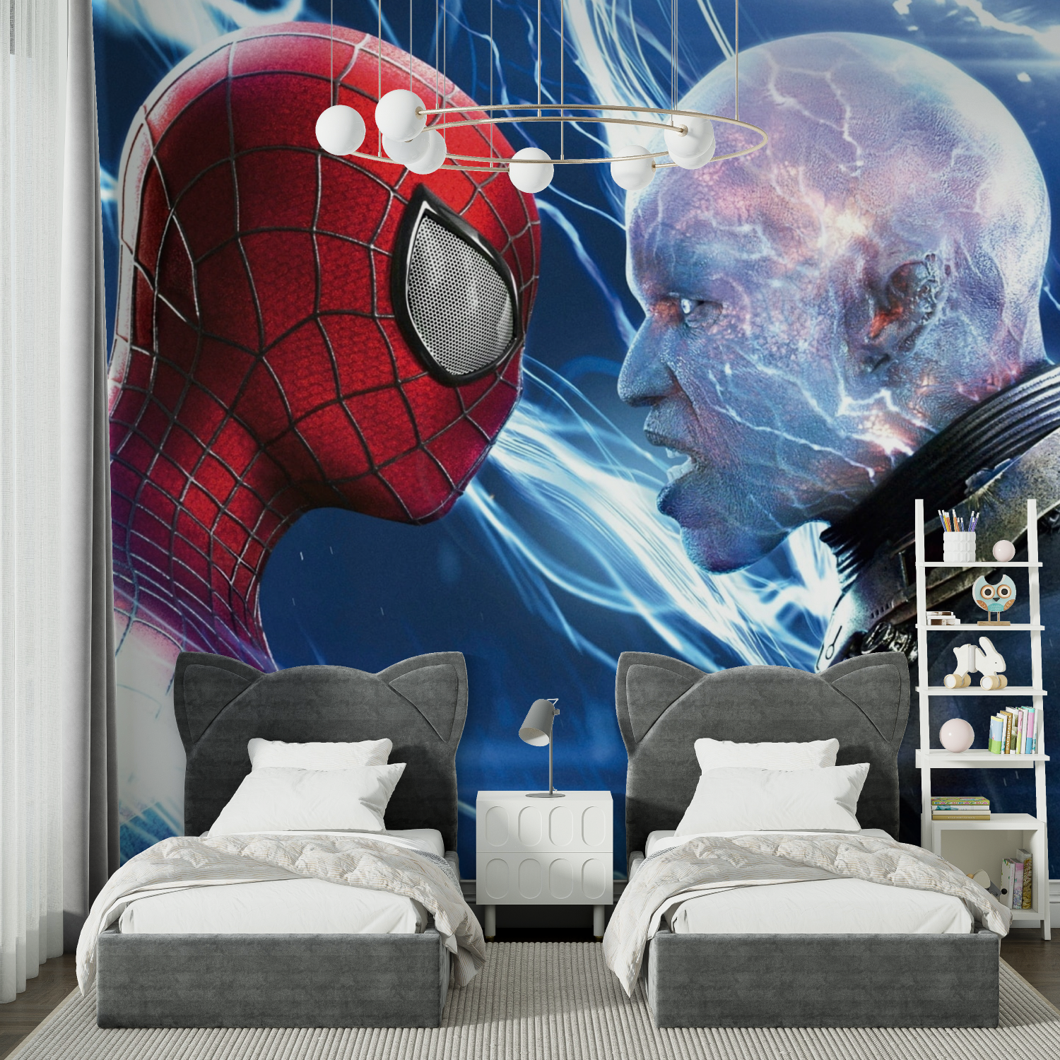 Spider-Man vs Electro Wallpaper | Murals Wallpaper