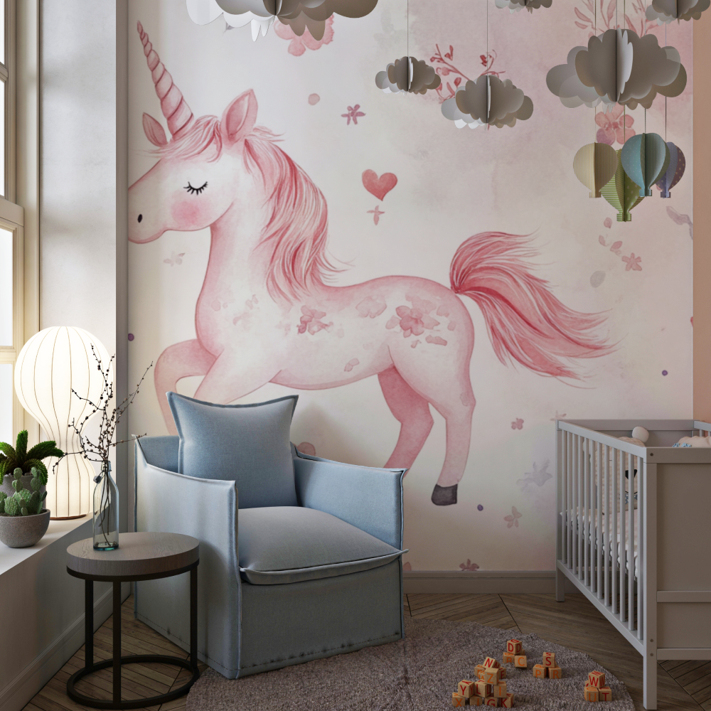 Legendary Friendship Unicorn Wallpaper | Murals Wallpaper
