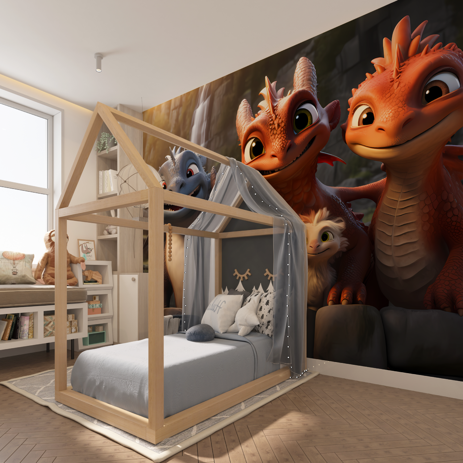 Cute Dinosaur Wallpaper | Murals Wallpaper