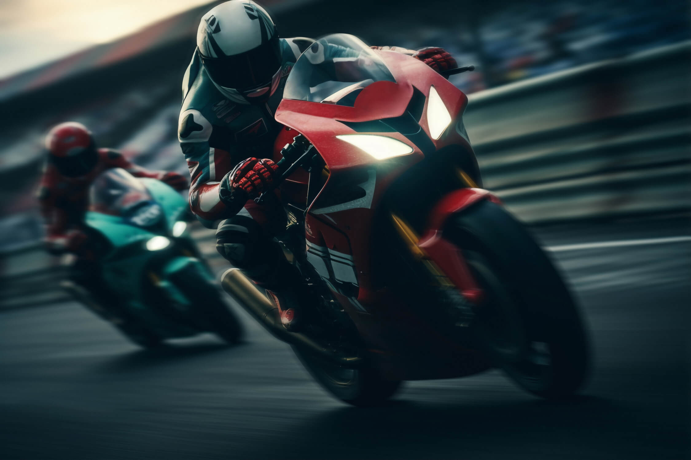 3D Wallpaper Racing Motorcycle Teen Room | Murals Wallpaper
