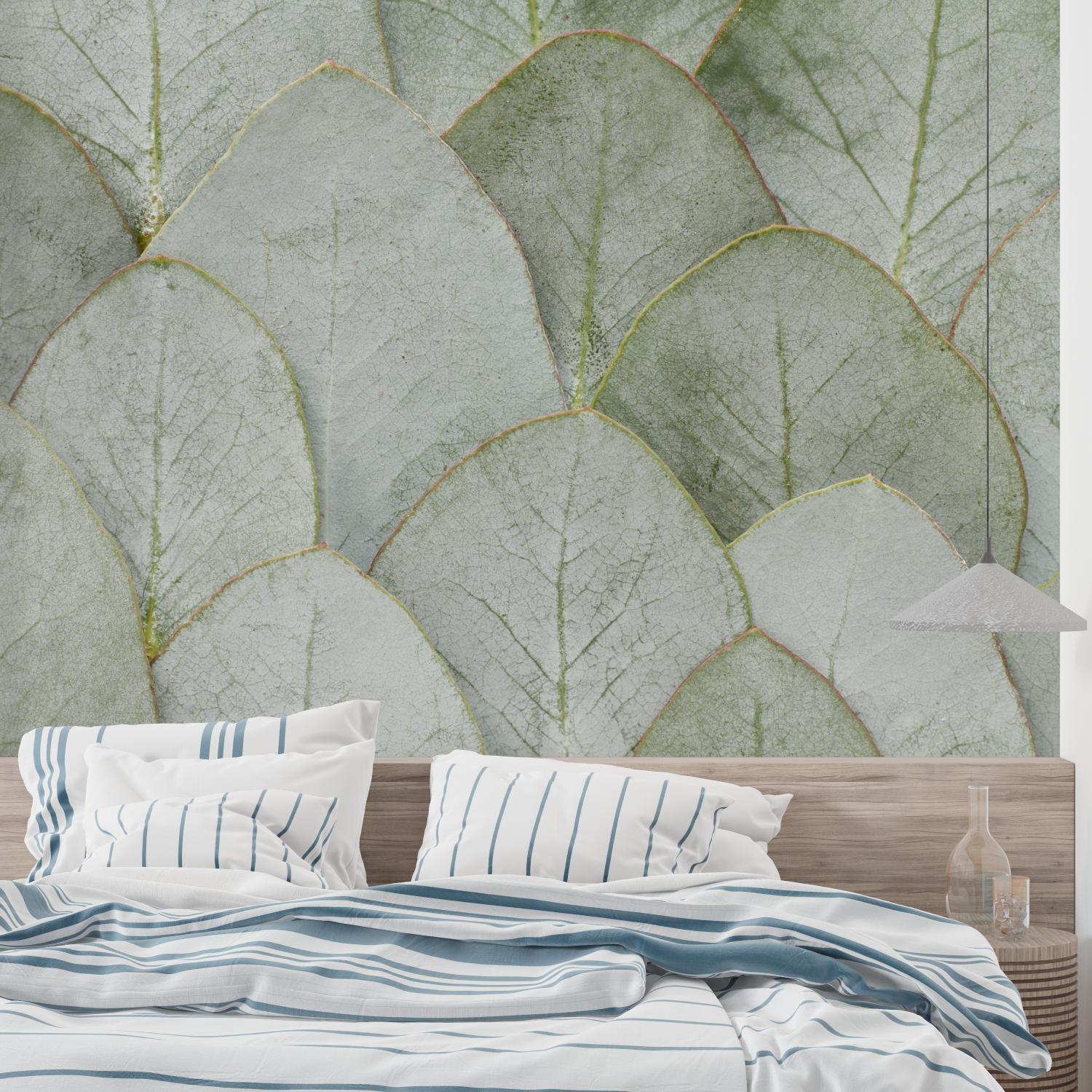 Large Green Leaf Wallpaper | Murals Wallpaper
