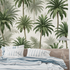 Green and White Jungle Mural Wallpaper | Murals Wallpaper